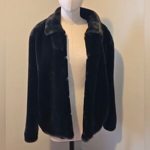 💥Just Added💥Black Faux Fur Jacket